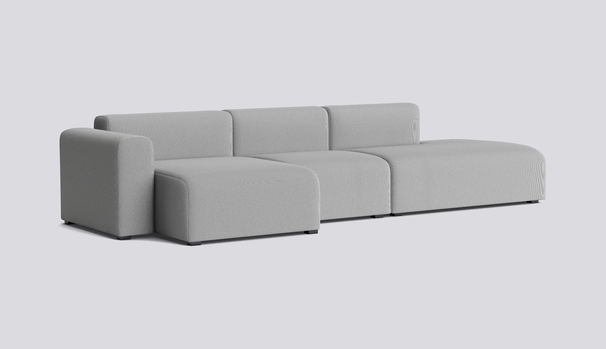 Mags 3 Seater Low armrest Combination 4 Left-Full upholstery-Steelcut Trio-133