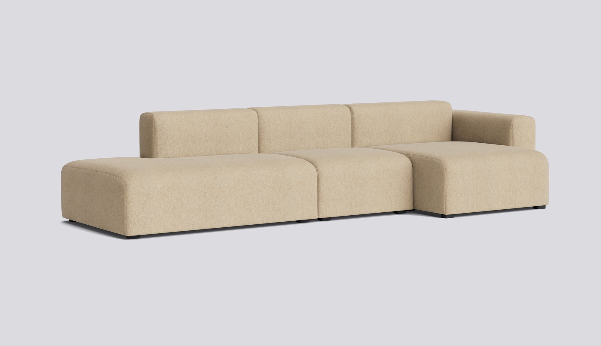 Mags 3 Seater Low armrest Combination 4 Right-Full upholstery-Turf-Sand