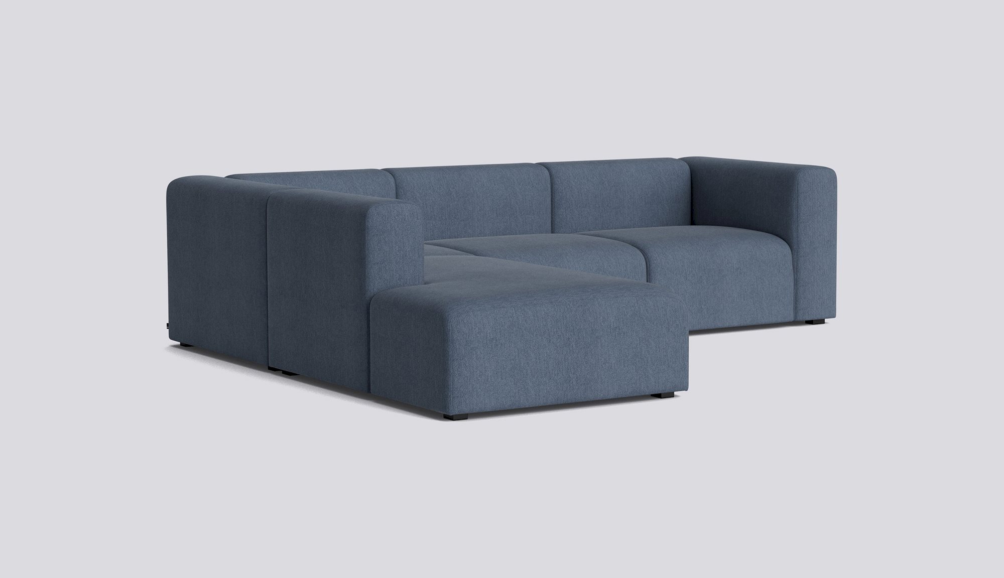 Mags Corner Combination 2 Left-Full upholstery-Turf-Blue grey