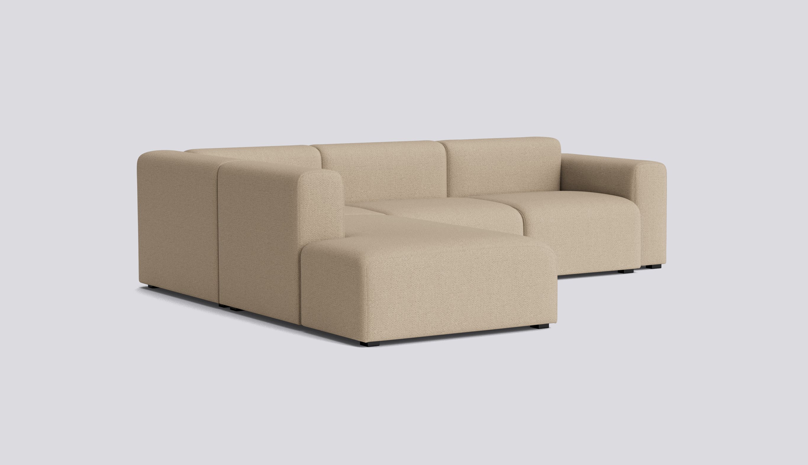 Mags Corner Low armrest Combination 2 Left-Full upholstery-Maglia-Warm grey