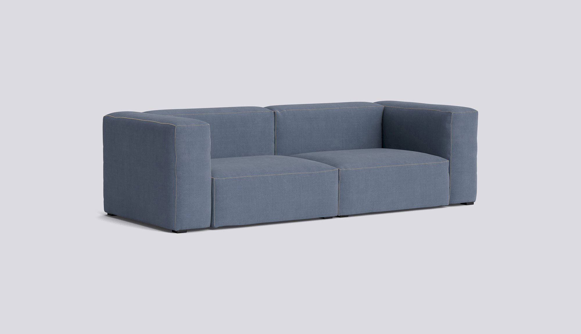 Mags Soft 2,5 Seater Combination 1-Full upholstery-Linara-198-Beige stitches