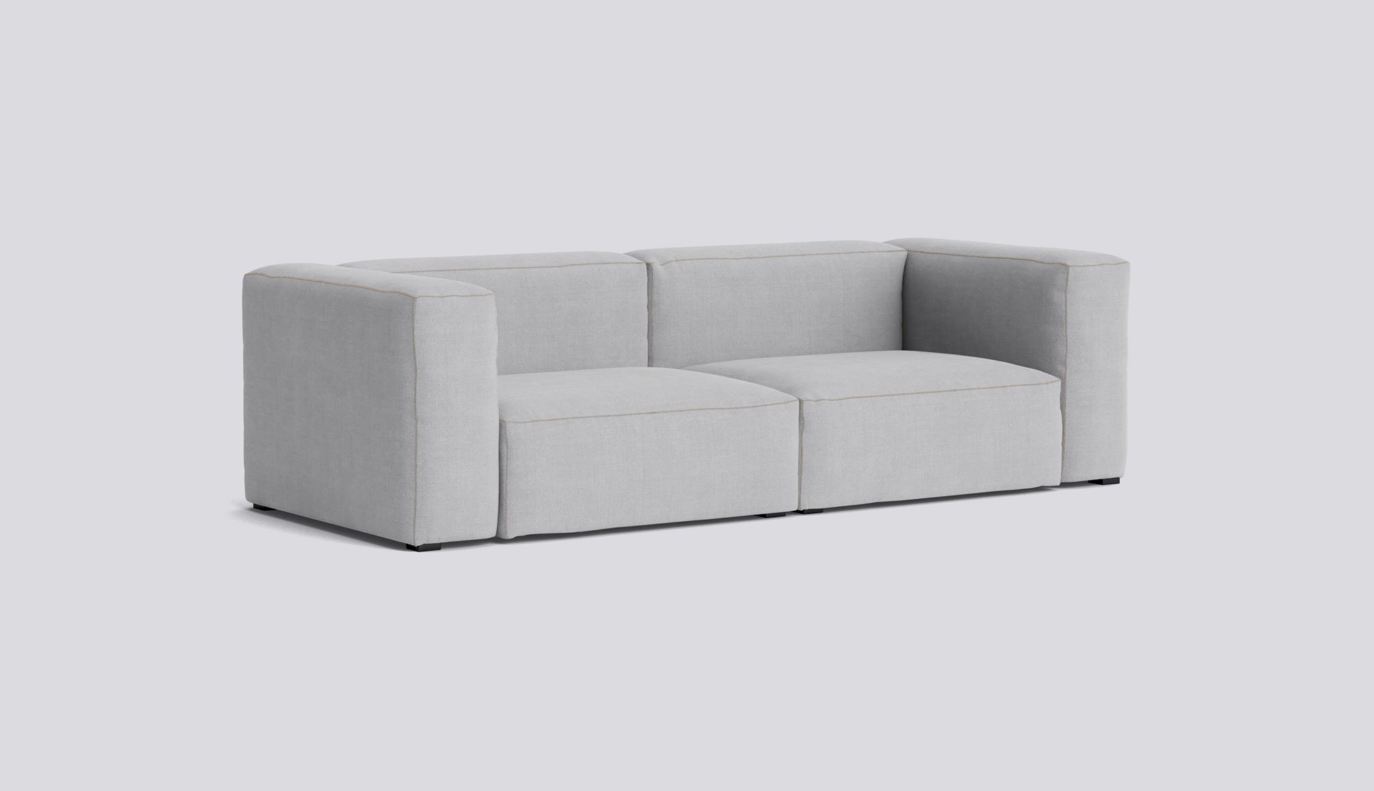 Mags Soft 2,5 Seater Combination 1-Full upholstery-Linara-443-Beige stitches