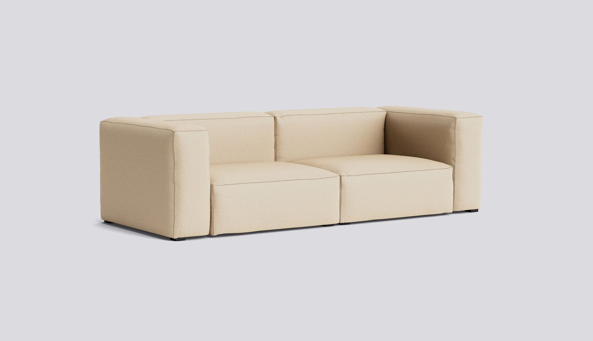 Mags Soft 2,5 Seater Combination 1-Full upholstery-Hallingdal-220-Beige stitches