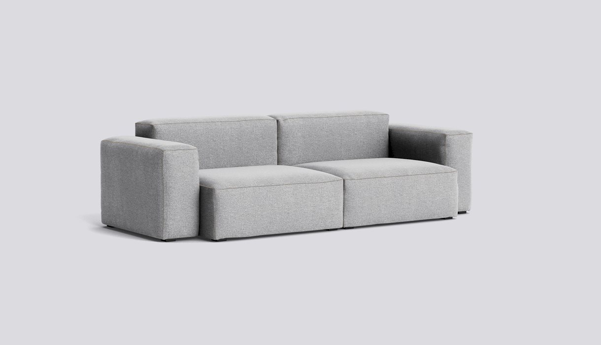 Mags Soft 2,5 Seater Low armrest Combination 1-Full upholstery-Hallingdal-130-Beige stitches