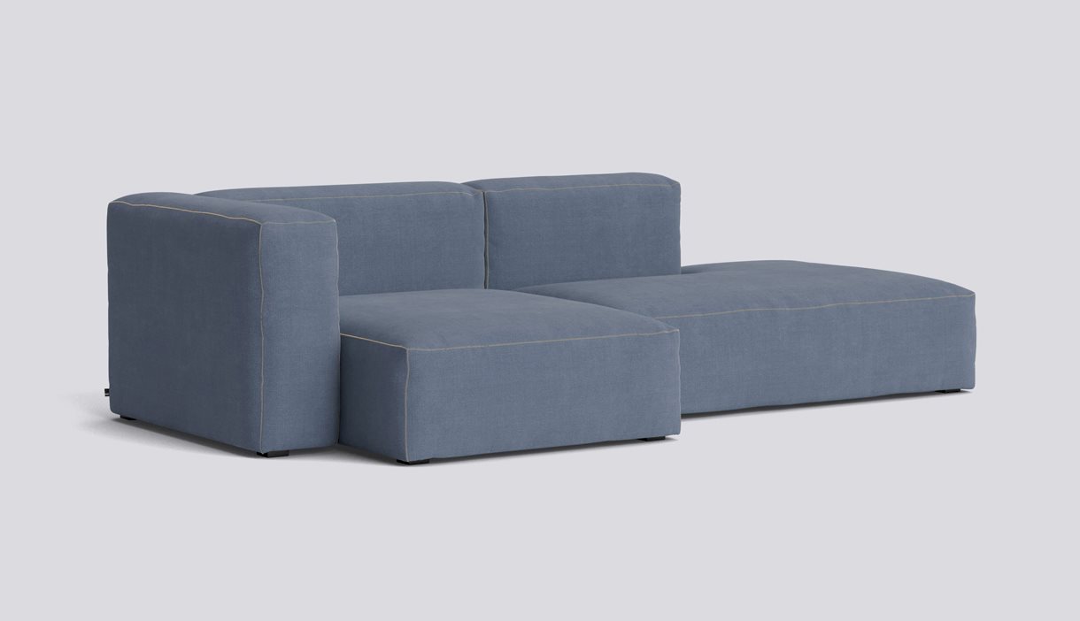 Mags Soft 2,5 Seater Combination 3 Left-Full upholstery-Linara-198-Beige stitches