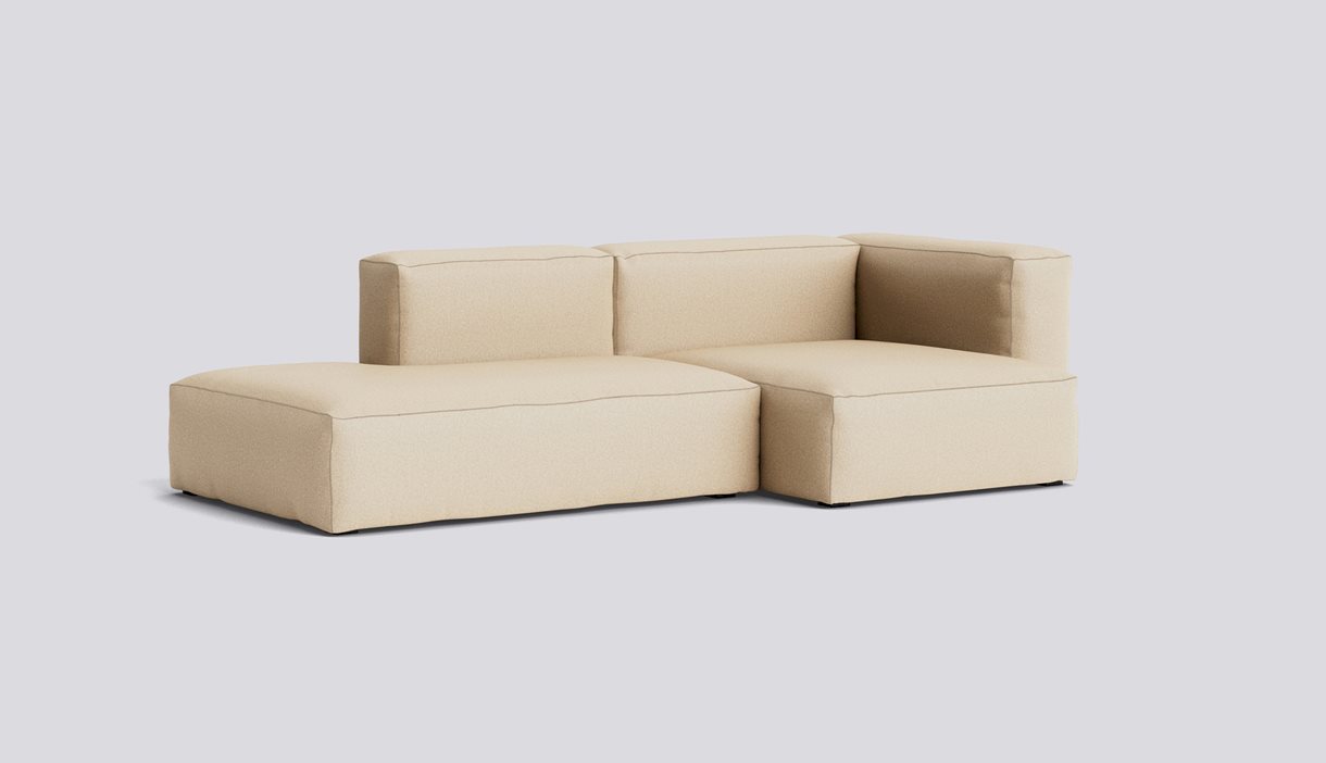 Mags Soft 2,5 Seater Combination 3 Right-Full upholstery-Hallingdal-220-Beige stitches