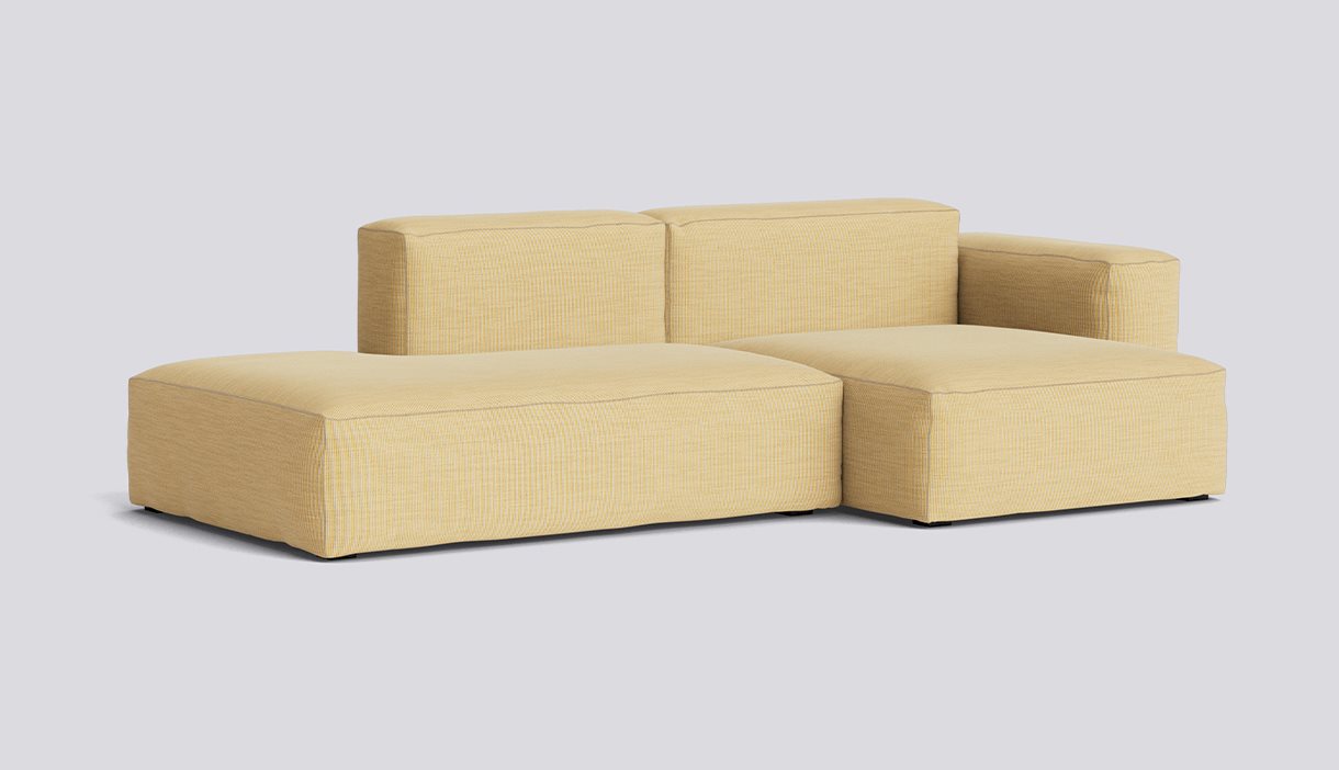 Mags Soft 2,5 Seater Low armrest Combination 3 Right-Full upholstery-Yuma-833-Beige stitches
