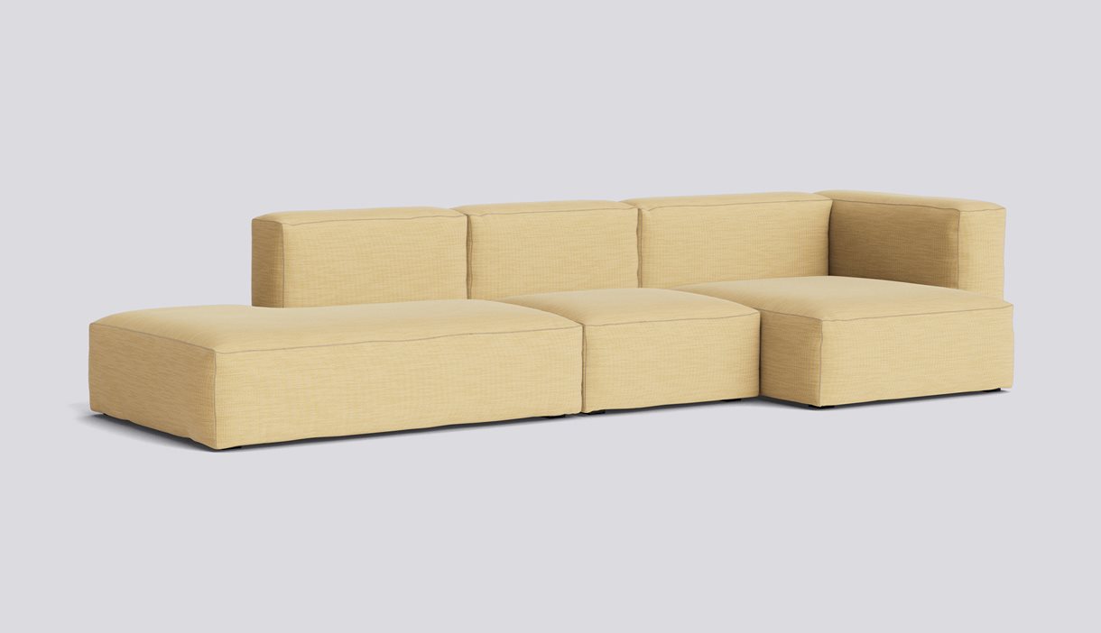 Mags Soft 3 Seater Combination 4 Right-Full upholstery-Yuma-833-Beige stitches