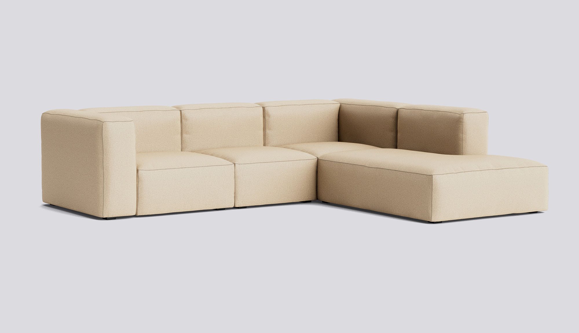 Mags Soft Corner Combination 2 Right-Full upholstery-Hallingdal-220-Beige stitches