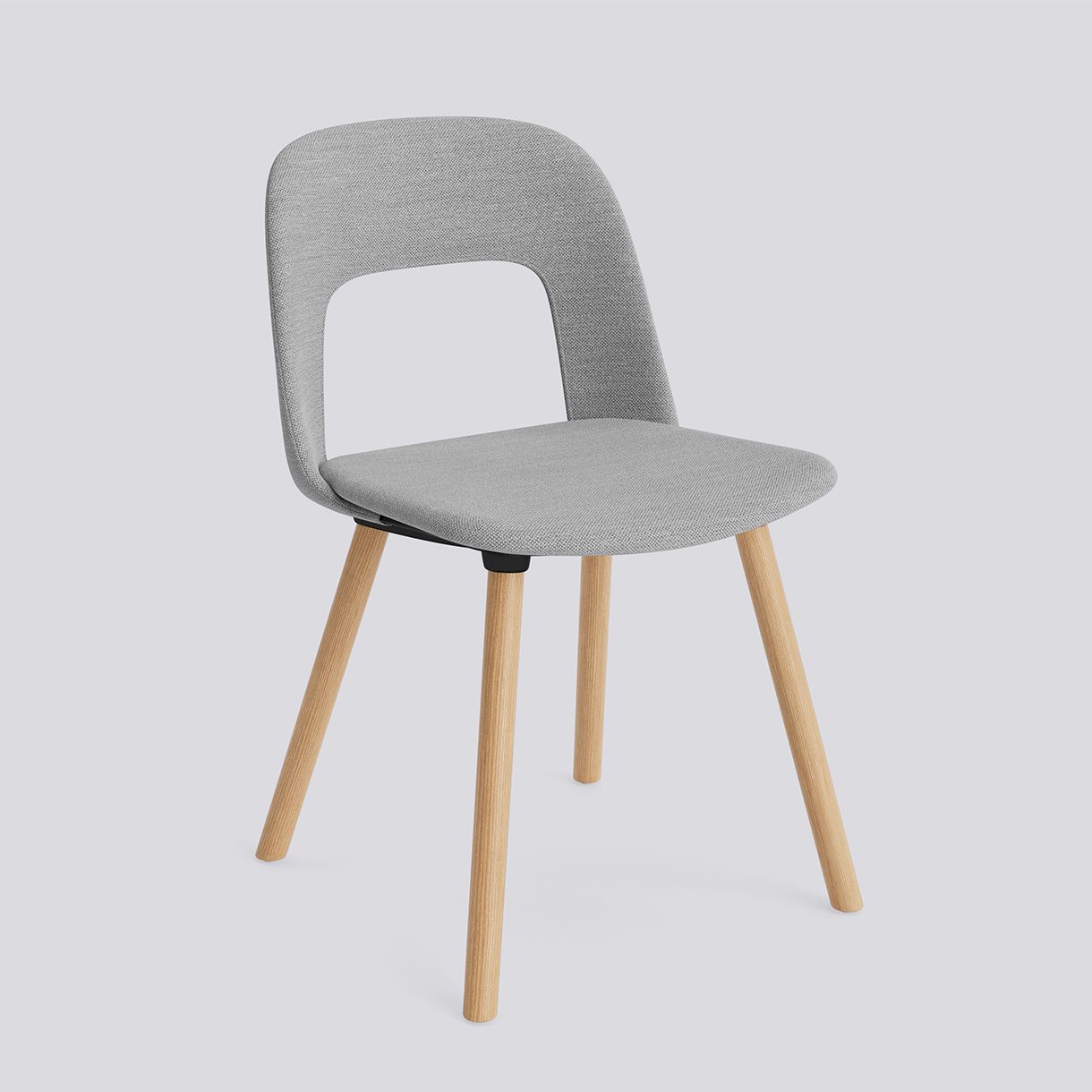 Layout Chair 124 Water-based lacquered solid oak 4 leg base Standard glider-Full upholstery-Mode-008