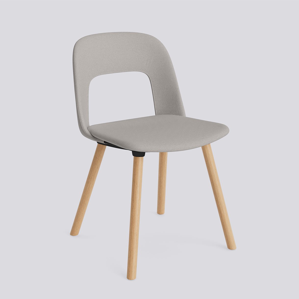 Layout Chair 124 Water-based lacquered solid oak 4 leg base Standard glider-Full upholstery-Autumn-101