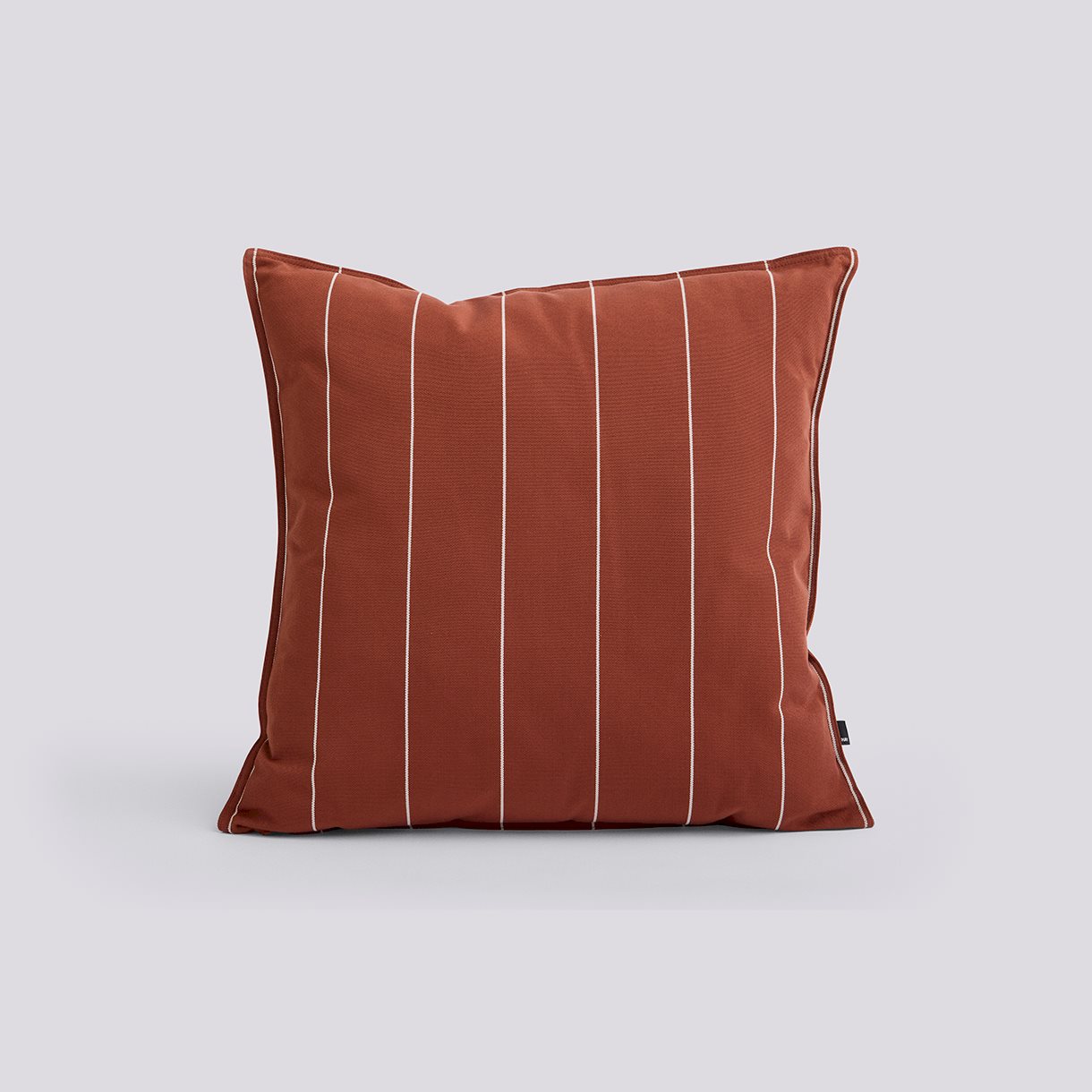 Terrazza Cushion-60 x 60-Terracotta narrow stripe