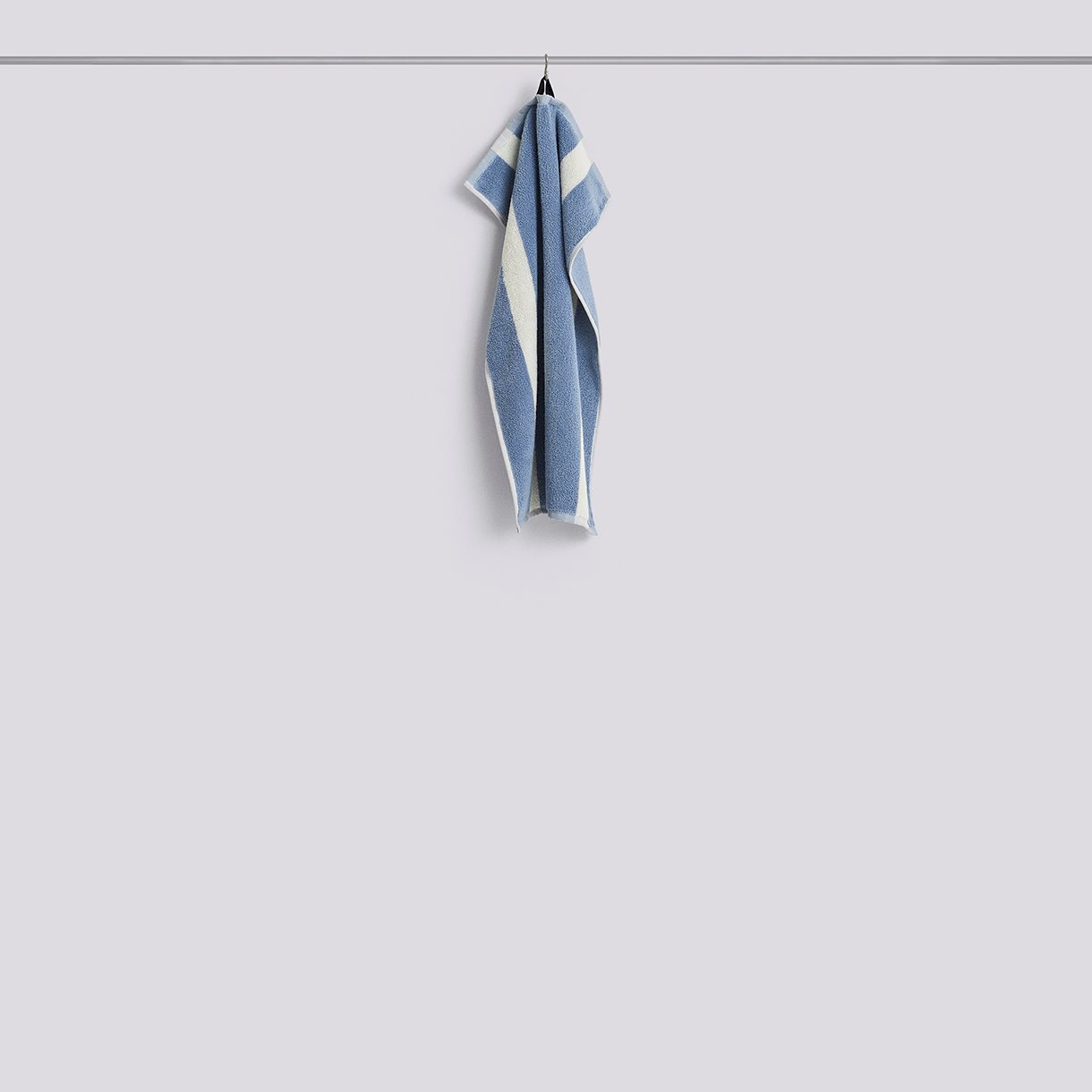 Stripe Hand Towel-W40 x L60-Dusty blue