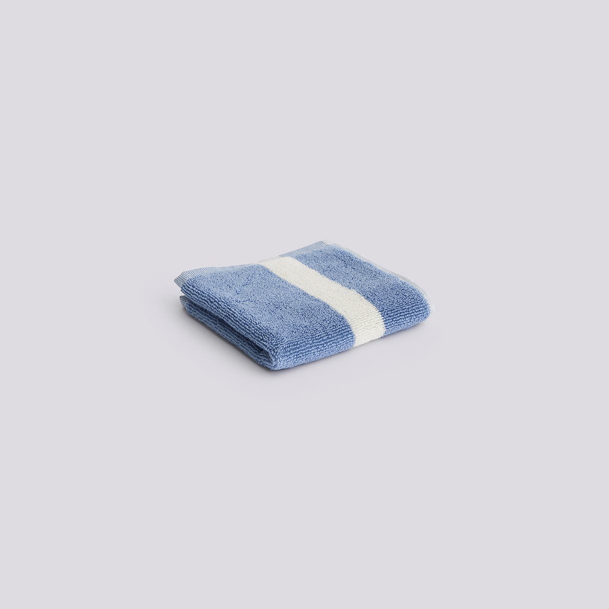 Stripe Wash Cloth-W30 x L30-Dusty blue
