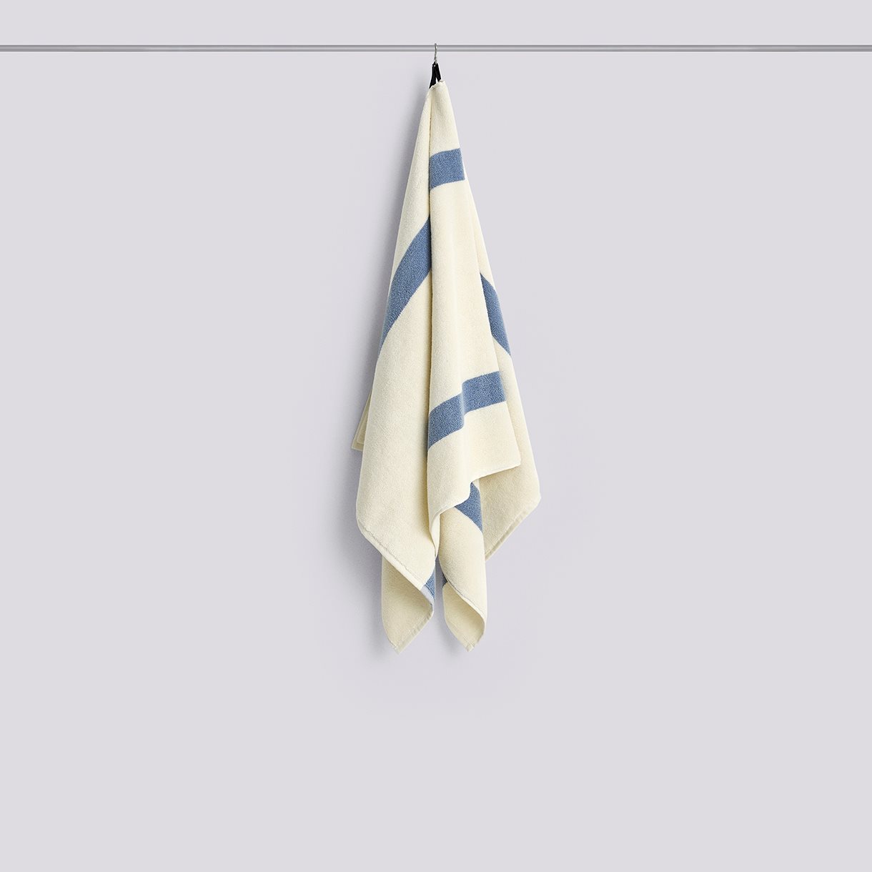 Stripe Bath Towel-W70 x L140-Dusty blue