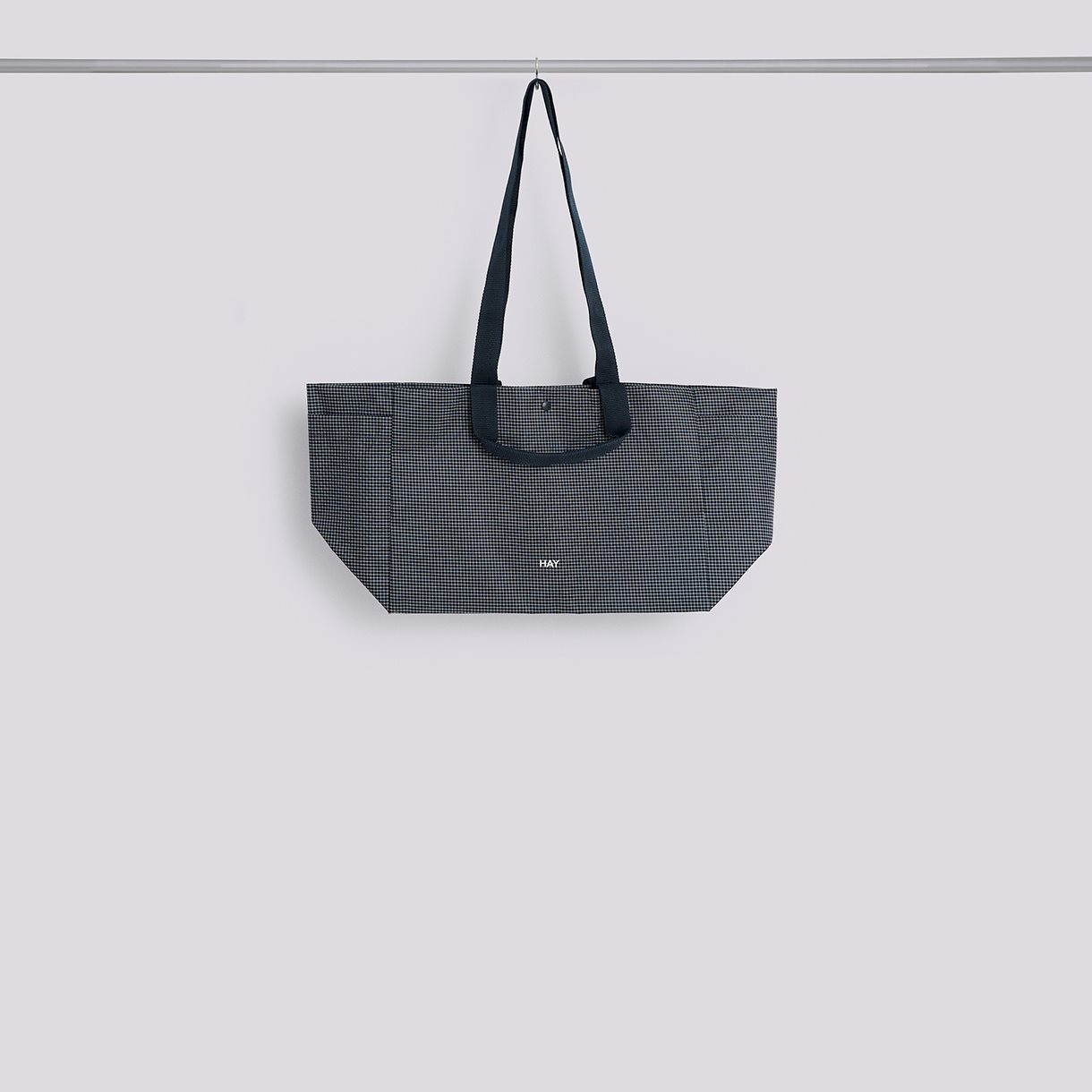 Grid Weekend Bag-Small-Dark blue