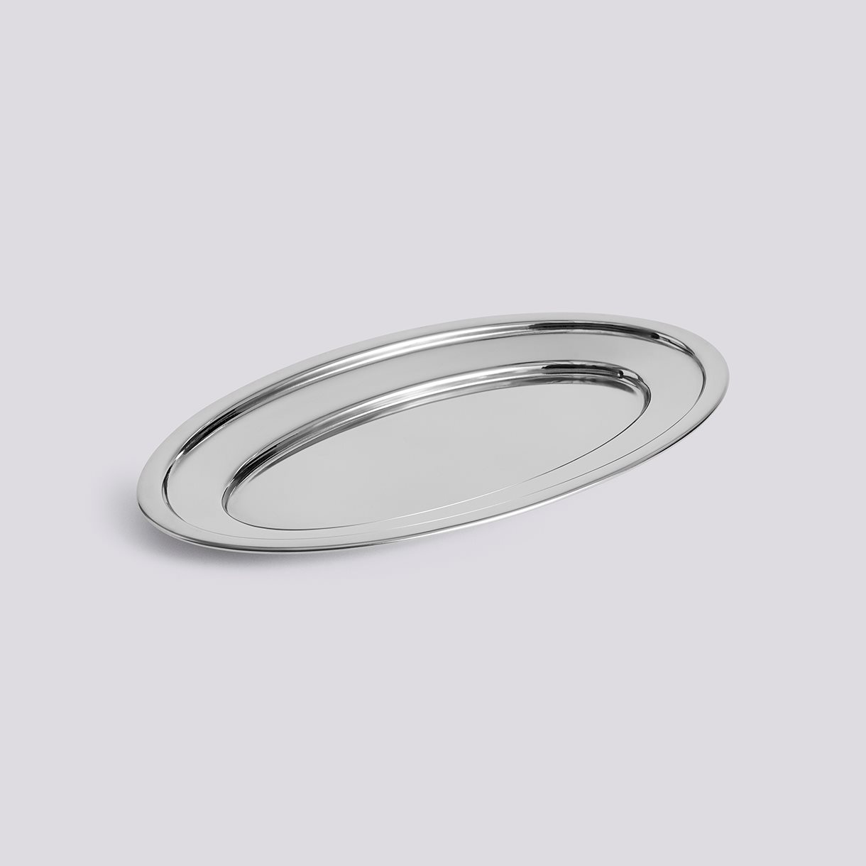 Essential Steel Oval Dish-Medium-Stainless steel