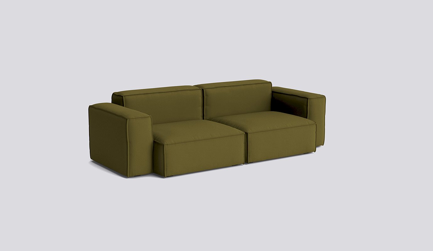 Mags Soft 2,5 Seater with Removable cover Low armrest Combination 1-Full upholstery-Steelcut-985
