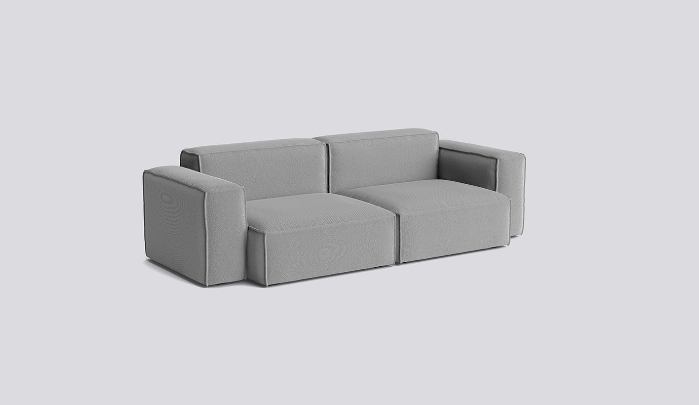 Mags Soft 2,5 Seater with Removable cover Low armrest Combination 1-Full upholstery-Steelcut Trio-124