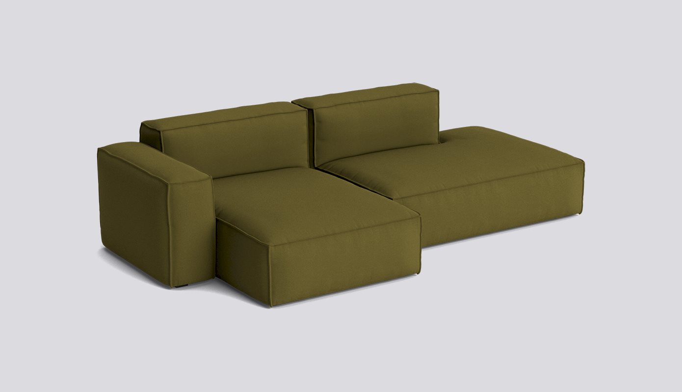 Mags Soft 2,5 Seater with Removable cover Low armrest Combination 3 Left-Full upholstery-Steelcut-985
