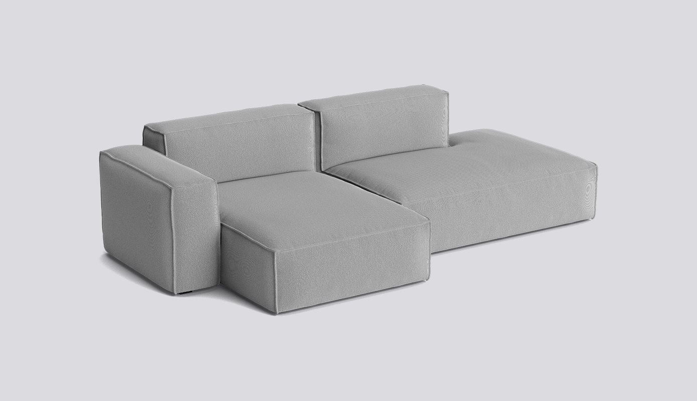 Mags Soft 2,5 Seater with Removable cover Low armrest Combination 3 Left-Full upholstery-Steelcut Trio-124