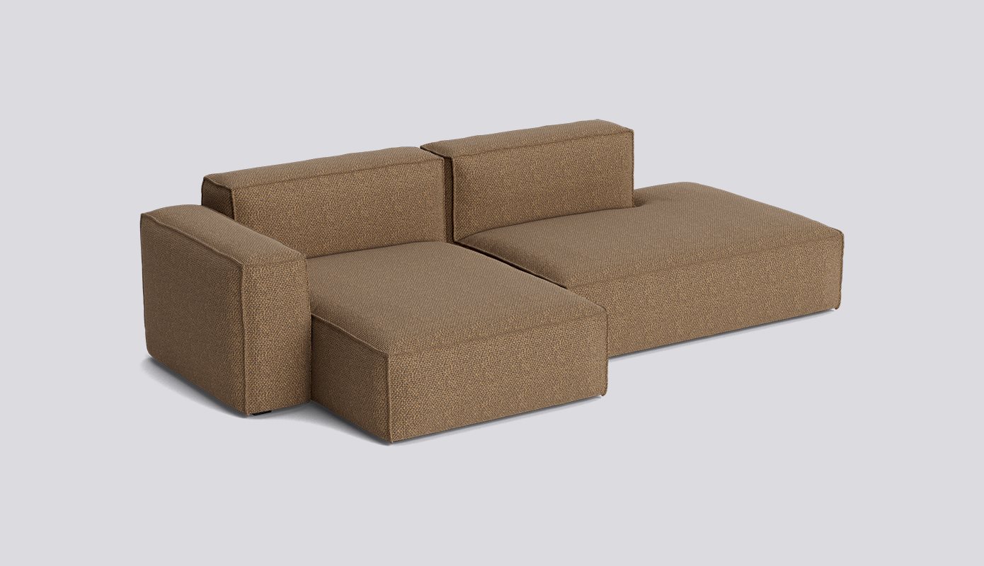 Mags Soft 2,5 Seater with Removable cover Low armrest Combination 3 Left-Full upholstery-Tartaglia-Blue tan 1004