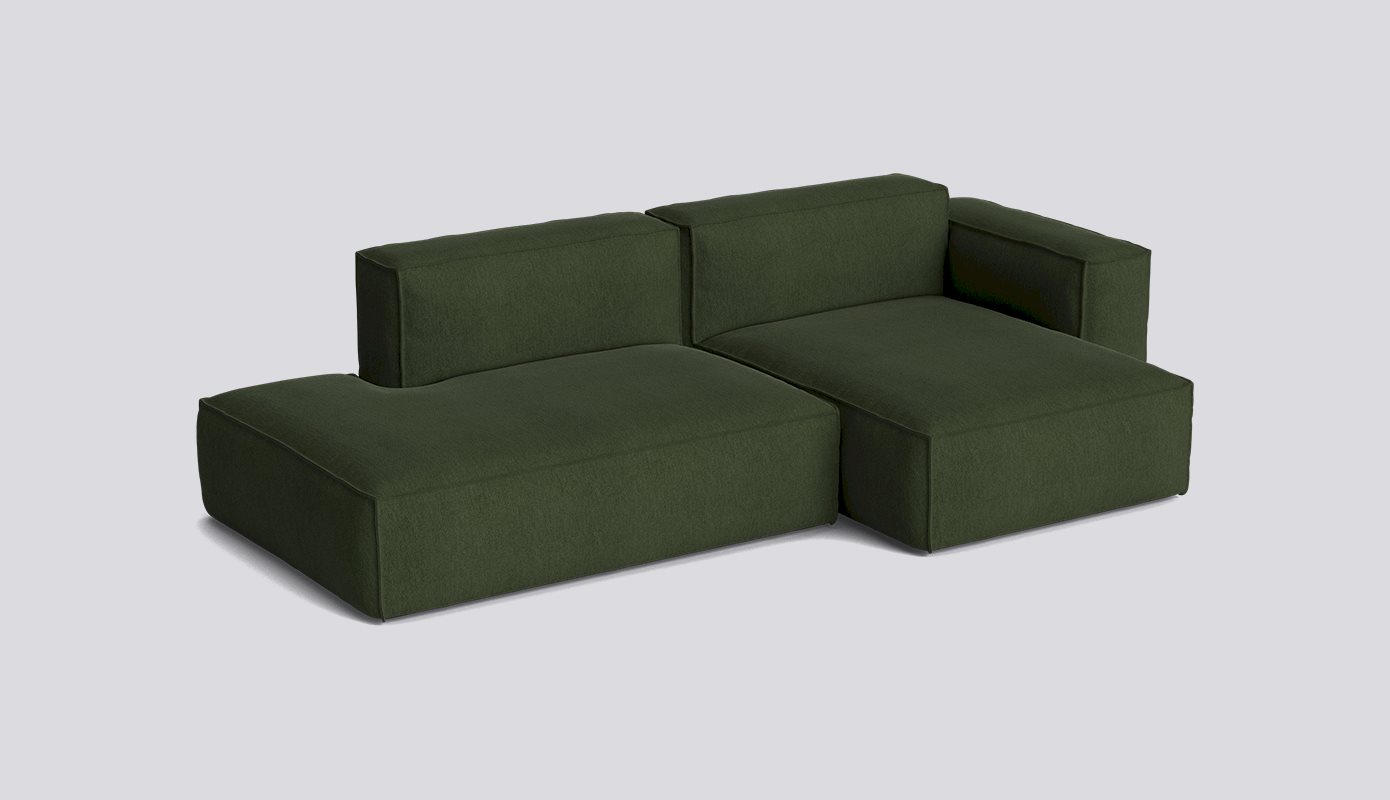 Mags Soft 2,5 Seater with Removable cover Low armrest Combination 3 Right-Full upholstery-Turf-Dark green