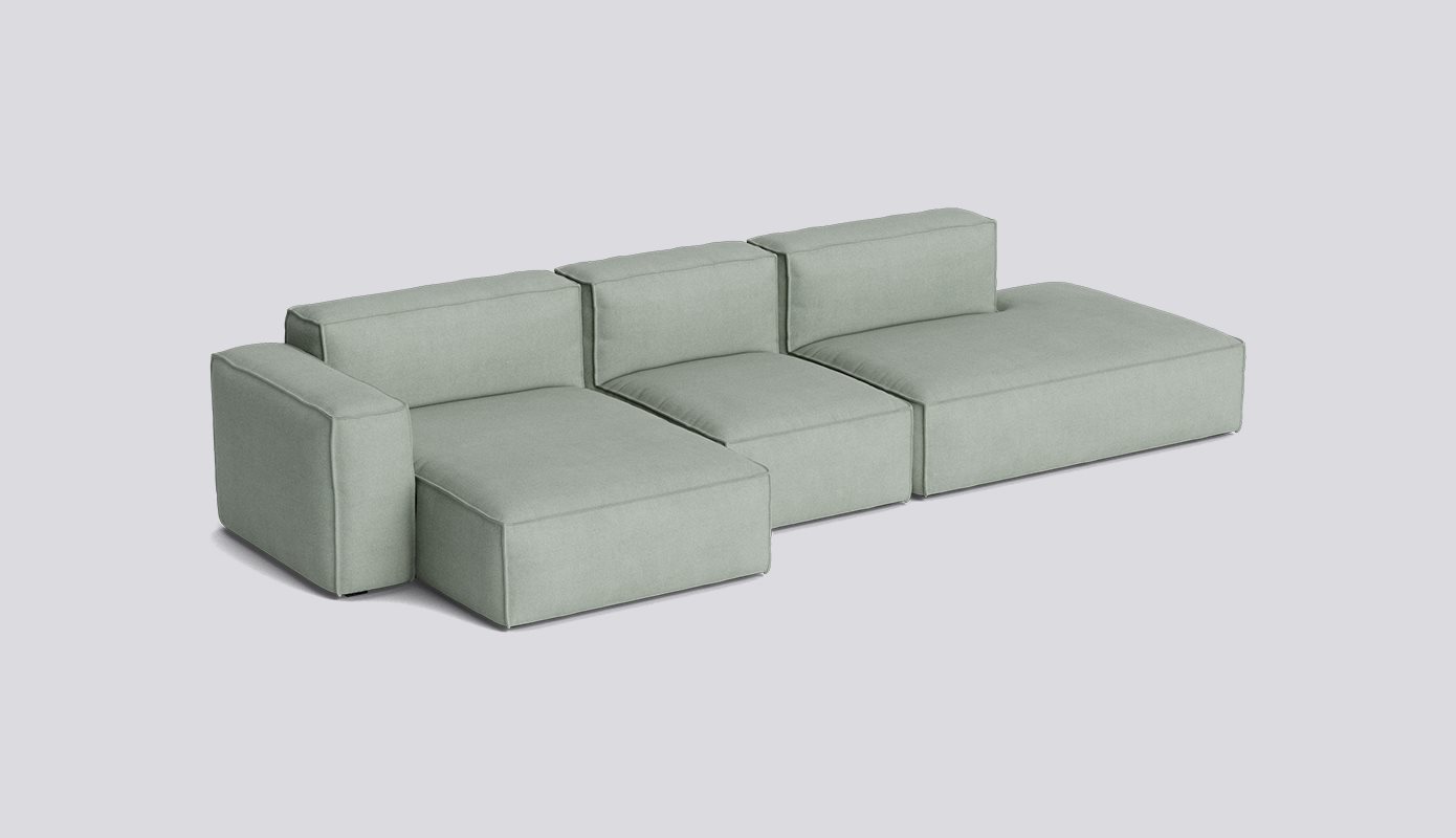 Mags Soft 3 Seater with Removable cover Low armrest Combination 4 Left-Full upholstery-Osumi-06