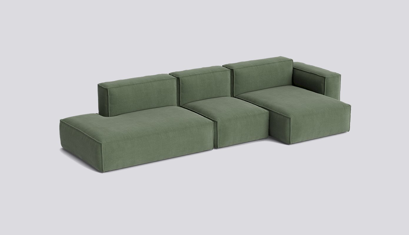 Mags Soft 3 Seater with Removable cover Low armrest Combination 4 Right-Full upholstery-Linara-100