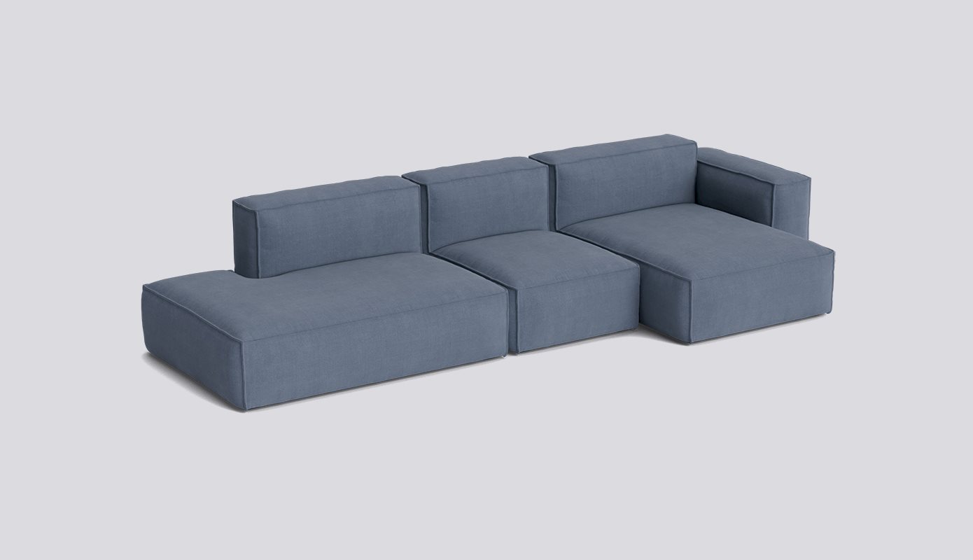 Mags Soft 3 Seater with Removable cover Low armrest Combination 4 Right-Full upholstery-Linara-198