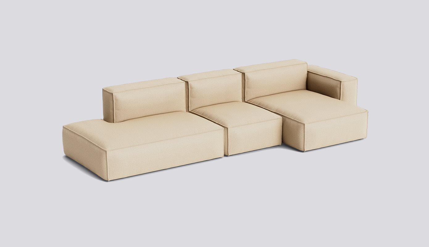 Mags Soft 3 Seater with Removable cover Low armrest Combination 4 Right-Full upholstery-Hallingdal-220