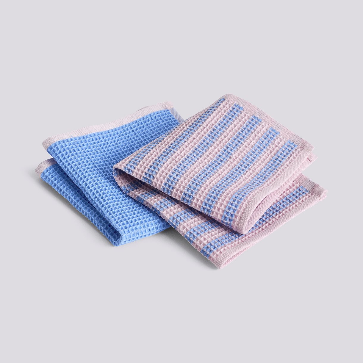 Canteen Dish Cloth (Organic)-Set of 2-Sky blue and pink mix