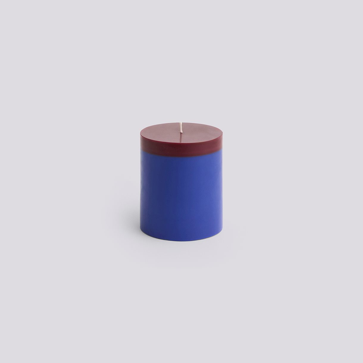 Silo Candle-Medium-Royal blue and bordeaux