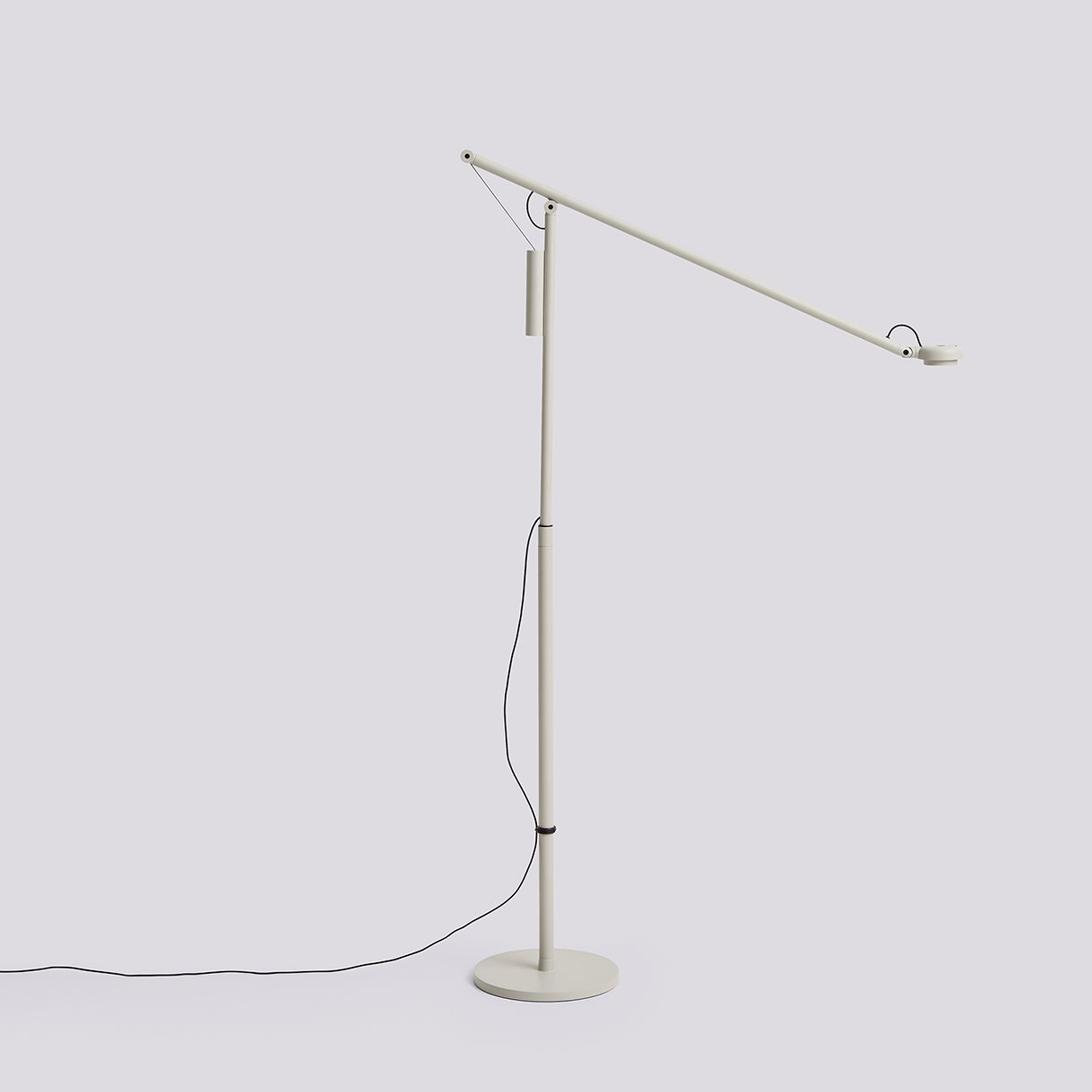 Fifty-Fifty Floor Lamp-Ash grey