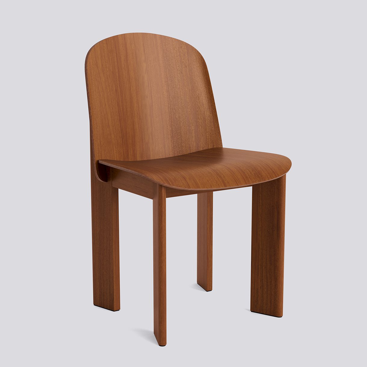 Chisel 65 Chair Standard glider-Lacquered walnut-None-None