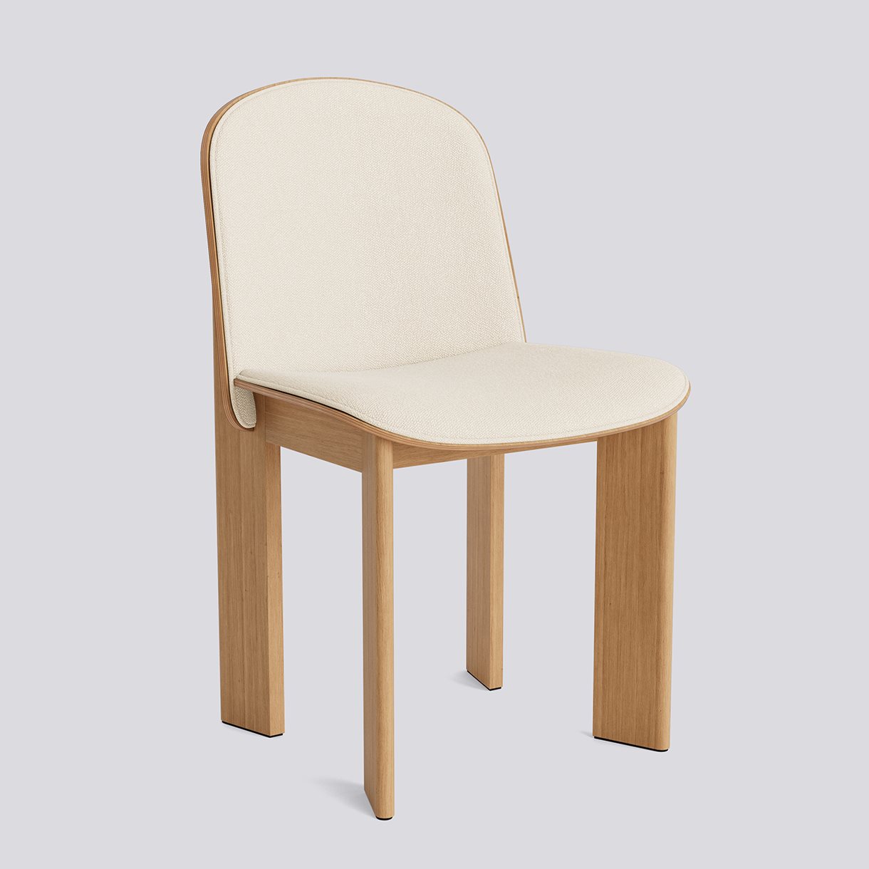 Chisel 65 Chair Standard glider-Oiled oak Front upholstery-Turf-Cream