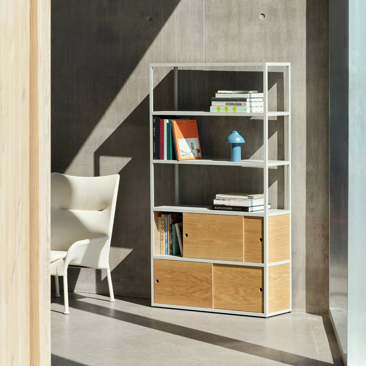New Order shelving system