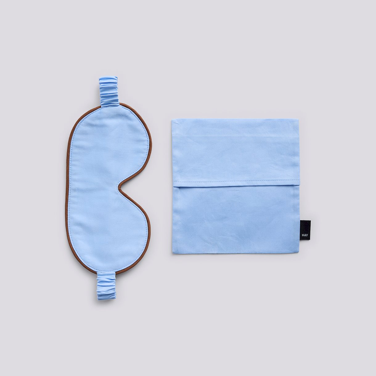 Outline Sleep Mask-Soft blue