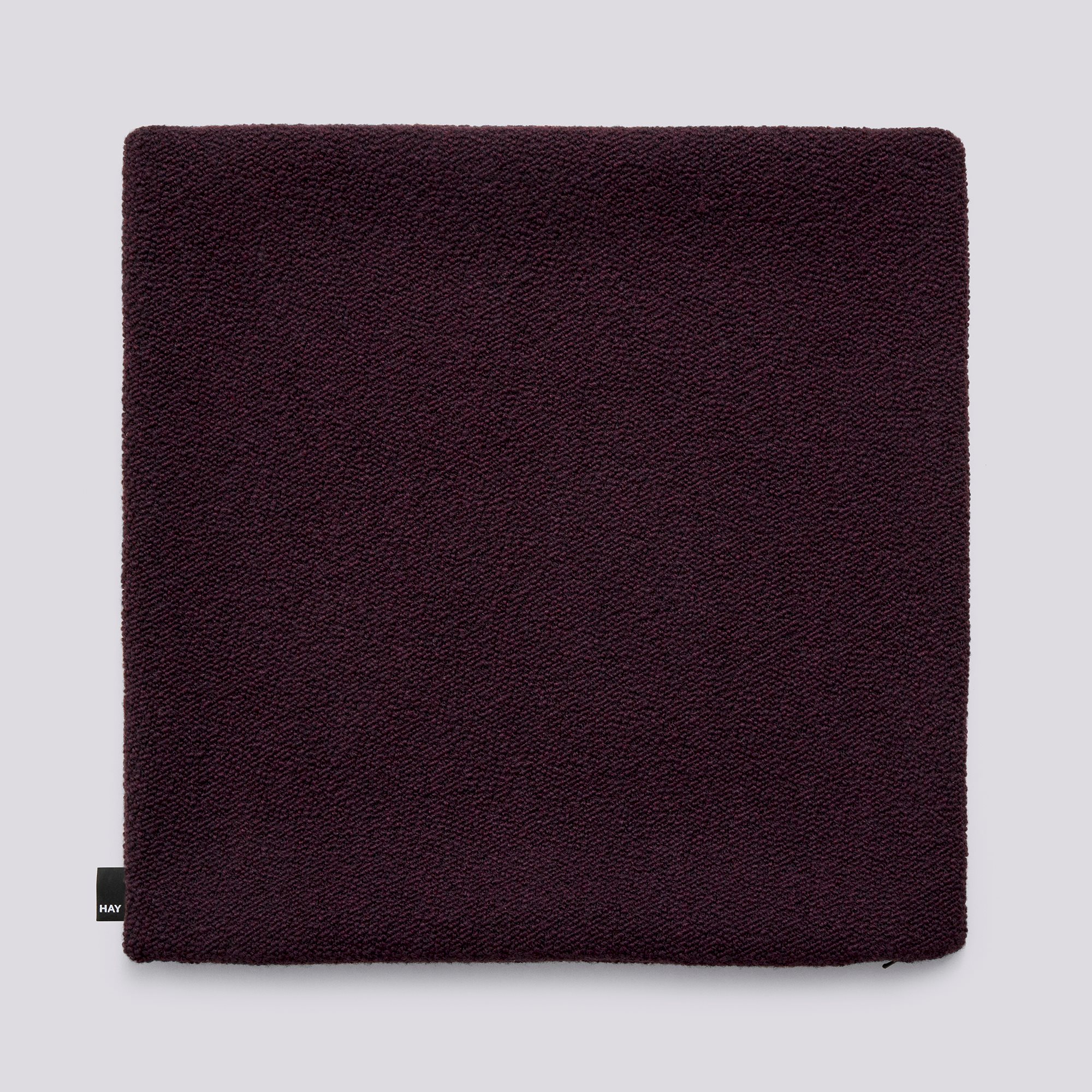 Texture Cushion Cover-50 x 50-Burgundy