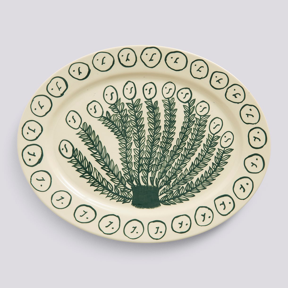 La Pittura Oval Serving Platter