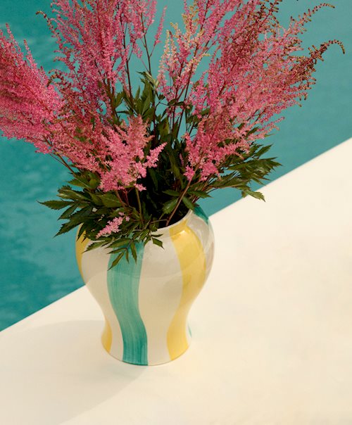 Sobremesa Stripe Vase by HAY