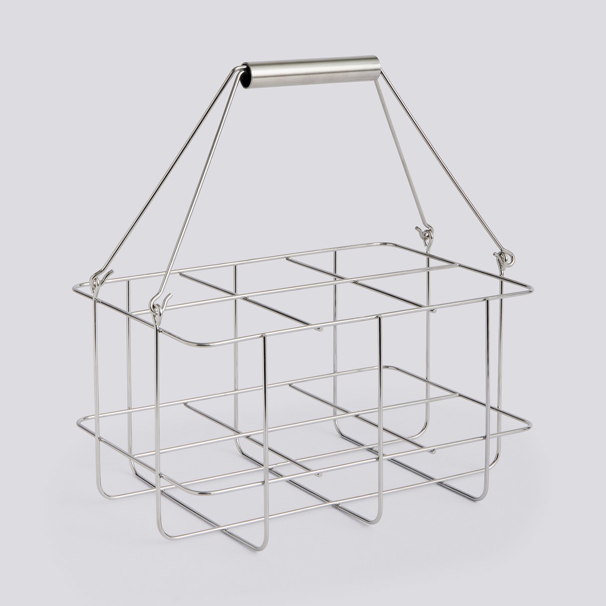  Outdoor Market Bottle Carrier-Medium-Stainless steel