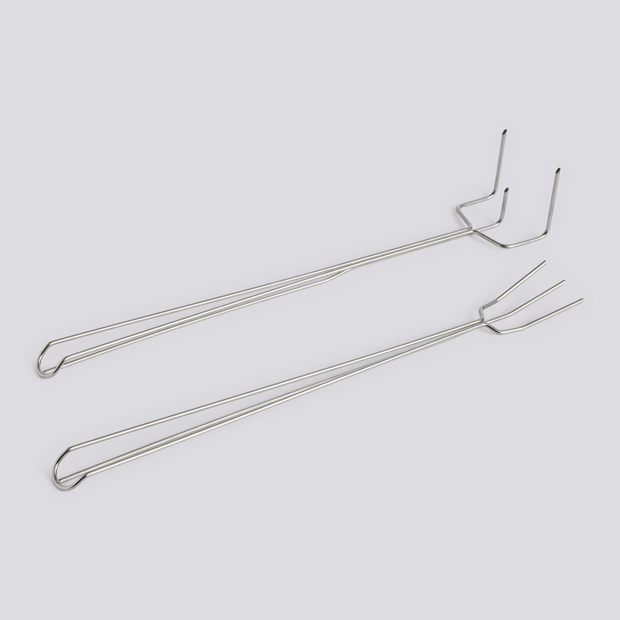  Outdoor Market BBQ Fork-Set of 2-Stainless steel