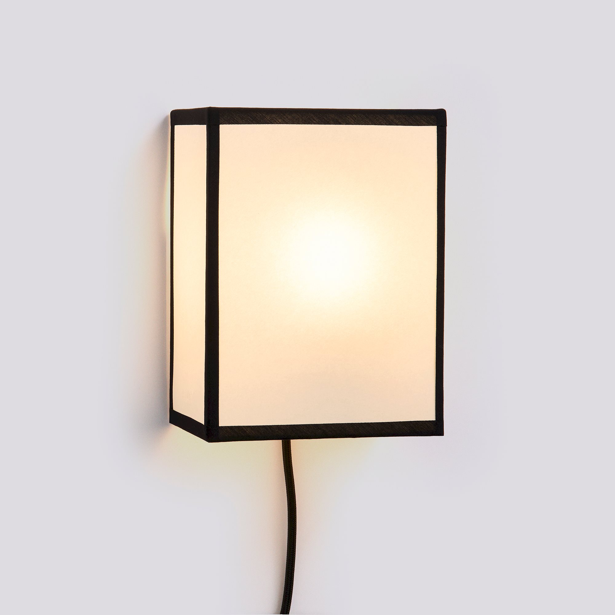 Ava Square Wall Lamp-White
