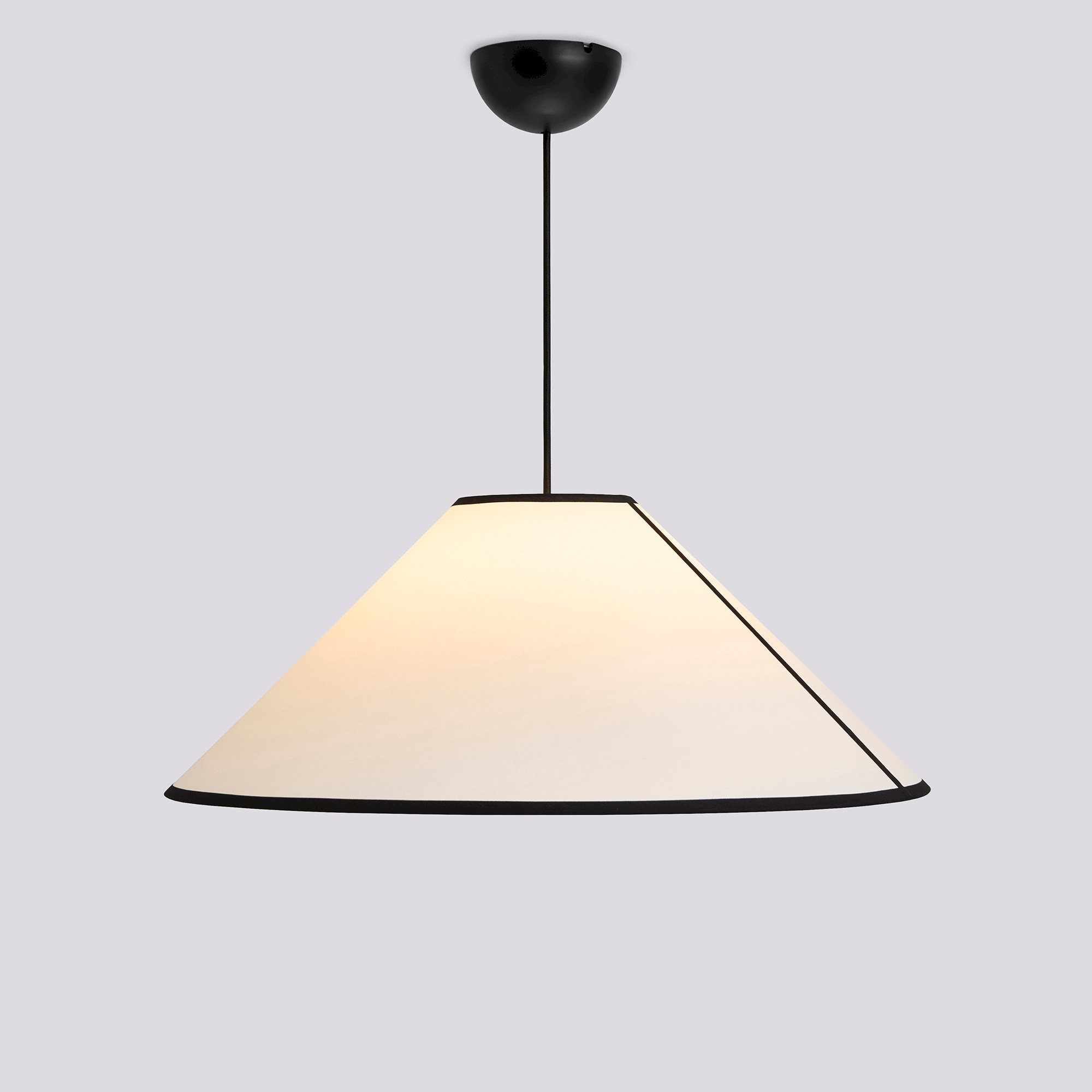Ava Cone Pendant-600-White