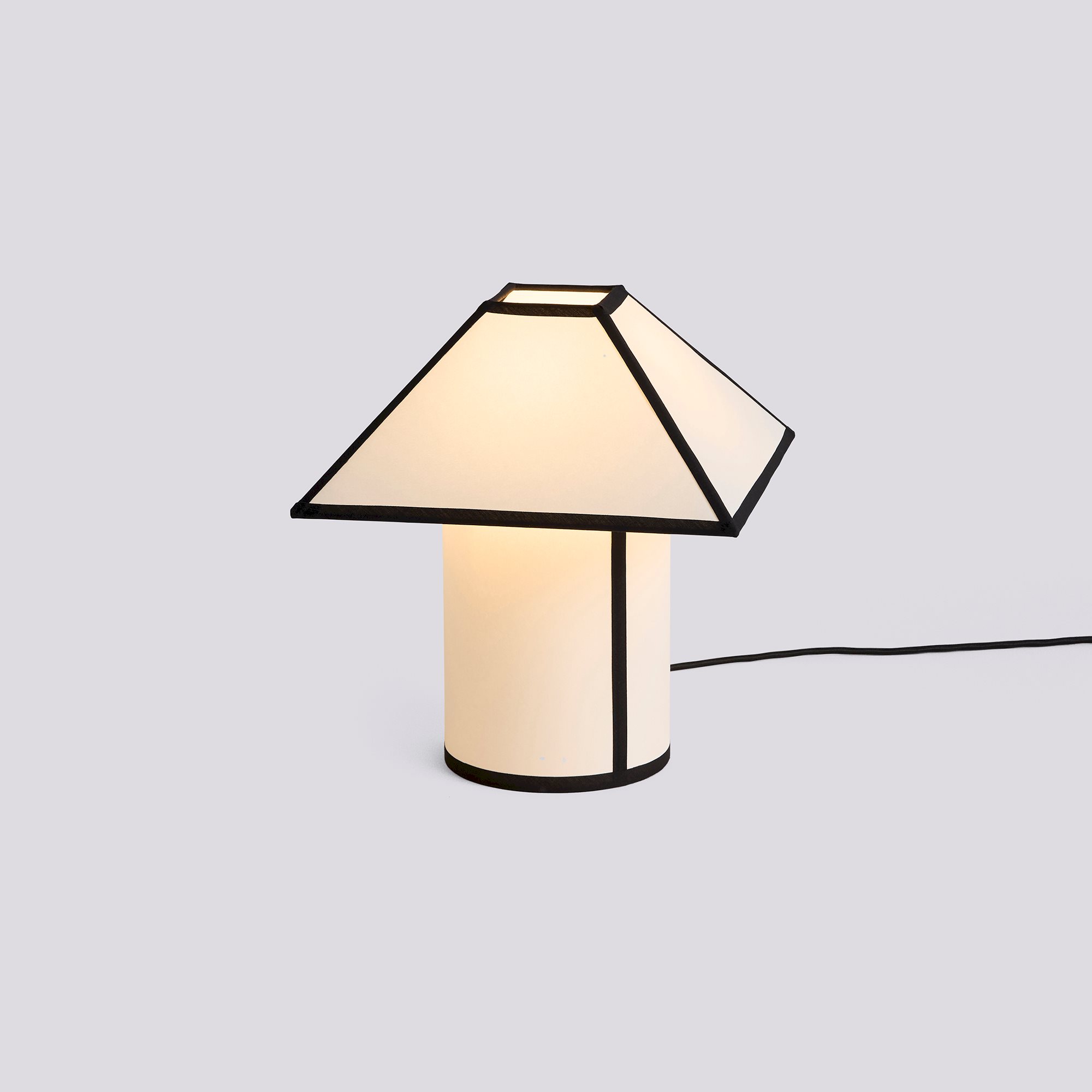 Ava Pyramid Table Lamp-290-White
