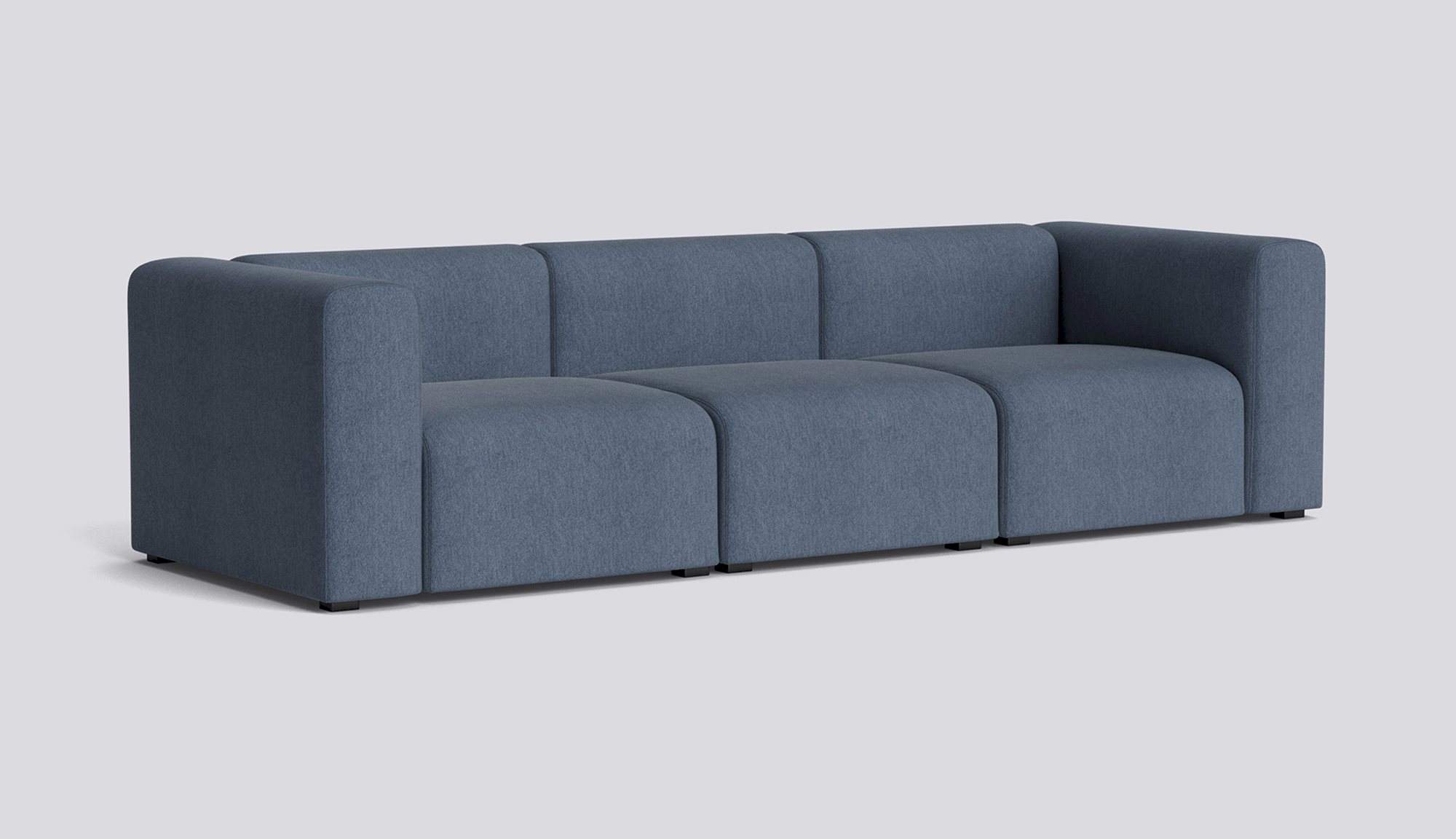 Mags 3 Seater Combination 1-Full upholstery-Turf-Blue grey