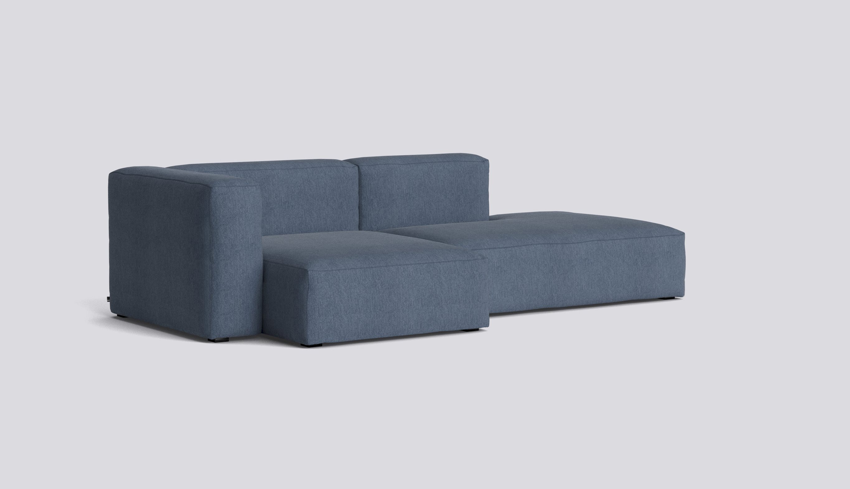 Mags 2,5 Seater Combination 3 Left-Full upholstery-Turf-Blue grey