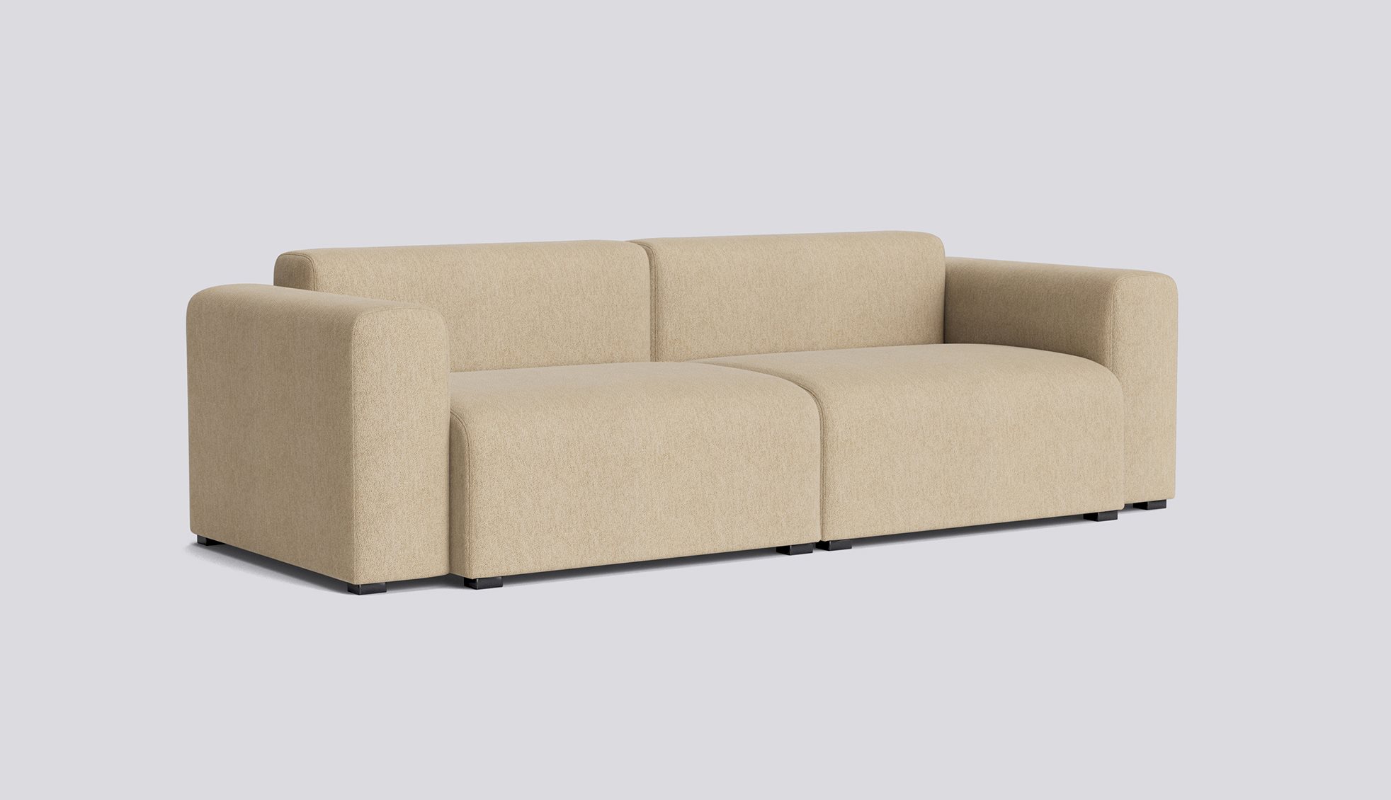 Mags 2,5 Seater Low armrest Combination 1-Full upholstery-Turf-Sand