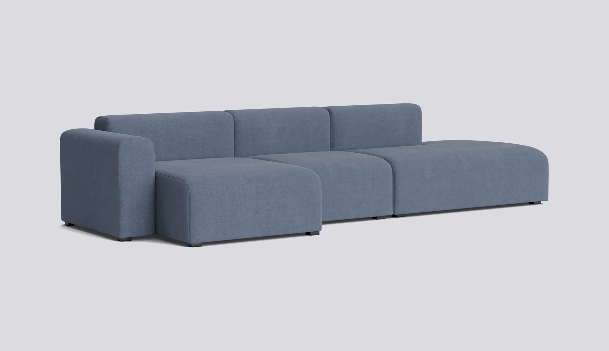  Mags 3 Seater Low armrest Combination 4 Left-Full upholstery-Linara-198